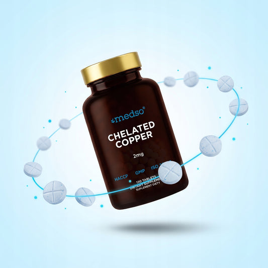 Miedź Chelatowana Chelated Copper 2mg 120tabl.