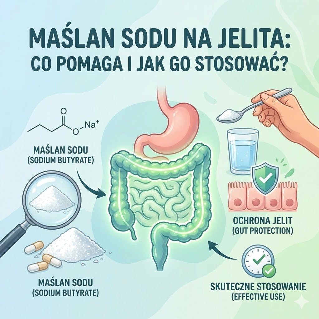 Maślan sodu na jelita co pomaga i jak go stosować skutecznie
