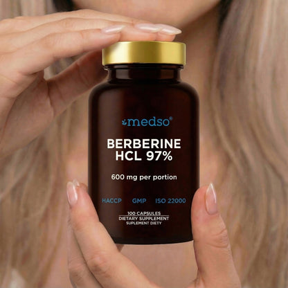 Berberine HCL 97% Berberyna 100kaps.
