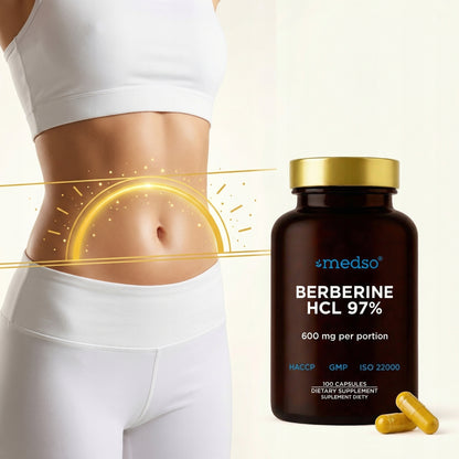 Berberine HCL 97% Berberyna 100kaps.