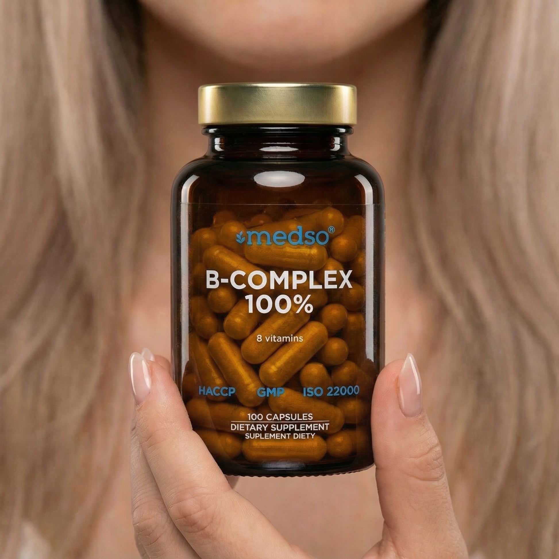 Vitamin B-complex 100% 100kaps.