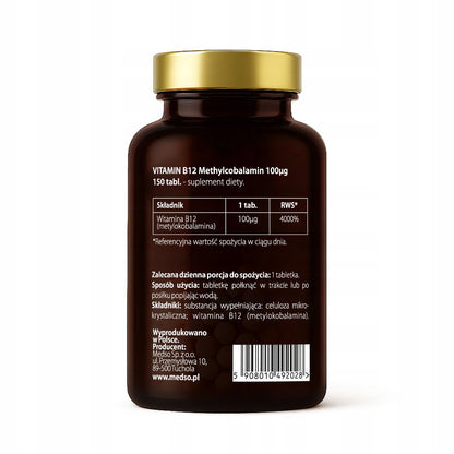 VITAMIN B12 (Metylokobalamina) 150TABL.
