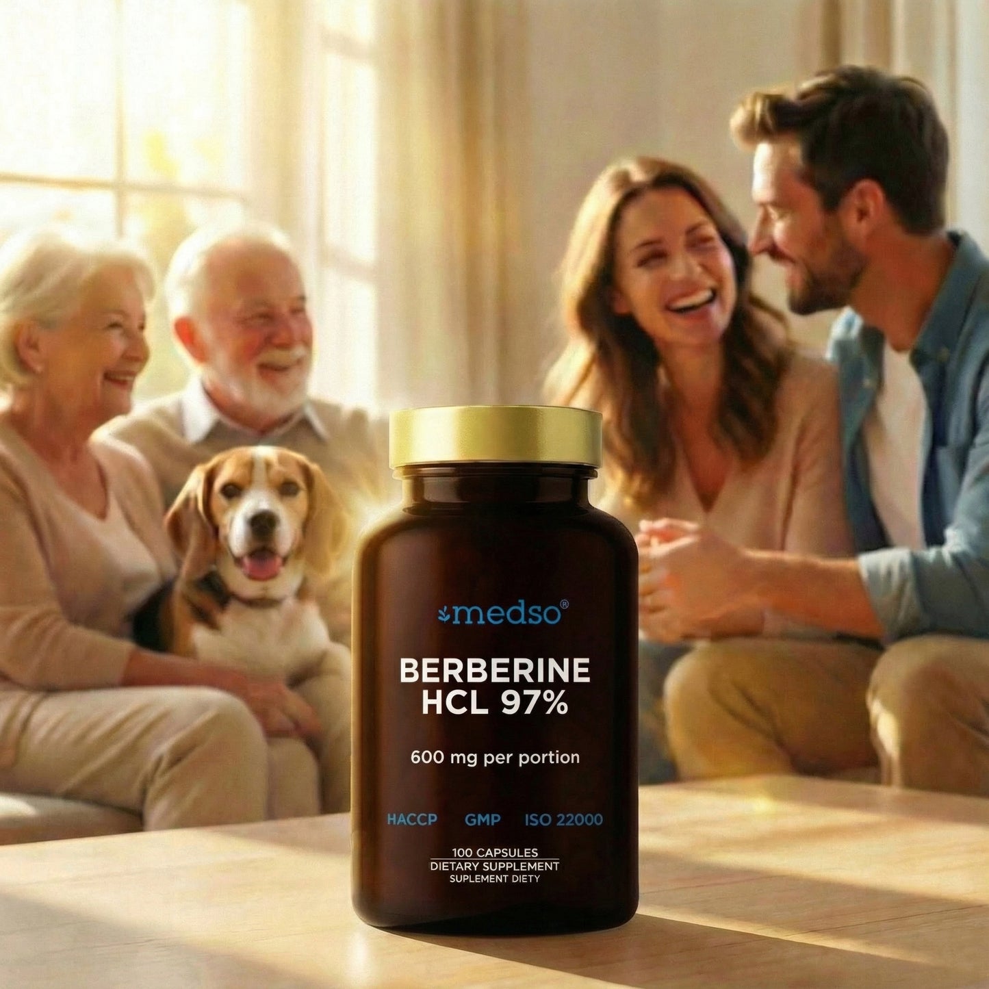 Berberine HCL 97% Berberyna 100kaps.