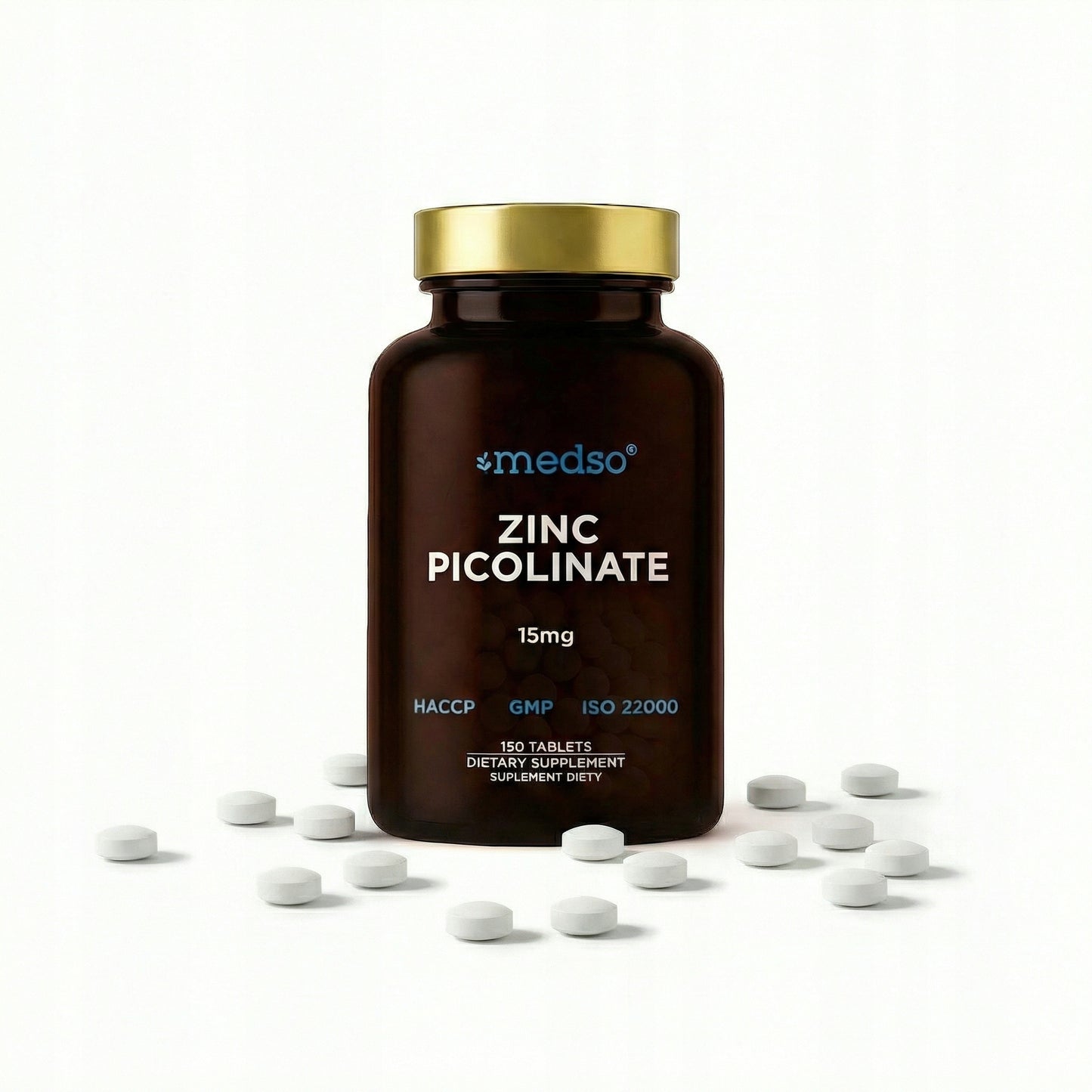 Zinc Picolinate (Pikolinian Cynku) 15mg 150TABL.