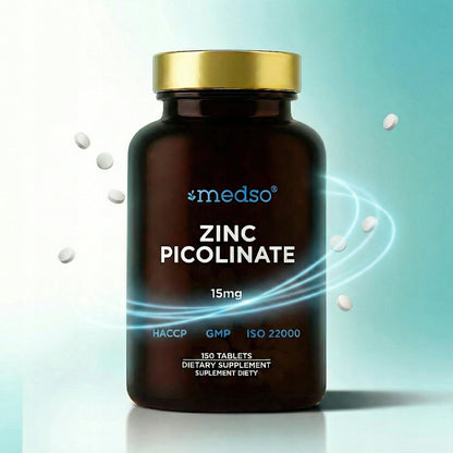 Zinc Picolinate (Pikolinian Cynku) 15mg 150TABL.