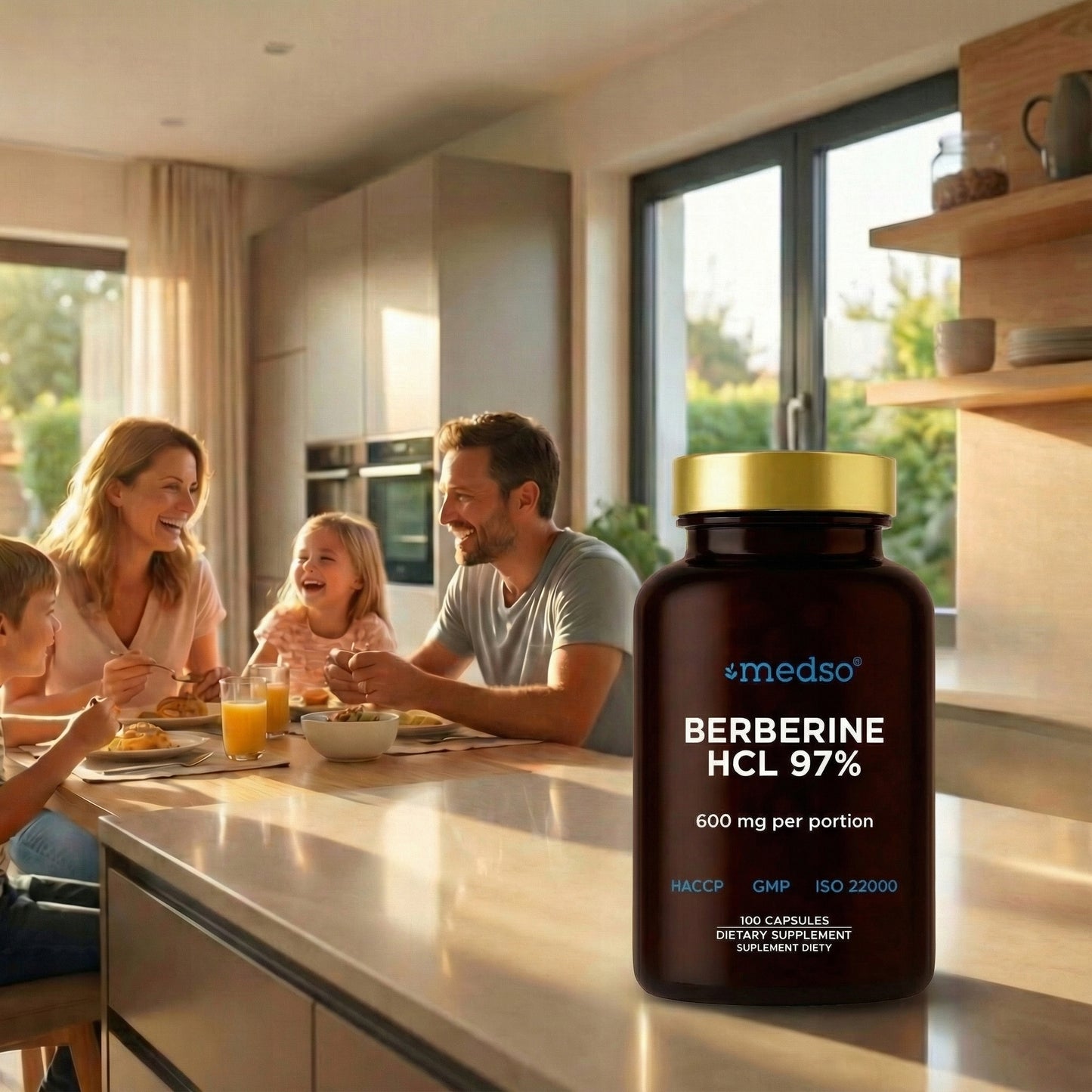 Berberine HCL 97% Berberyna 100kaps.