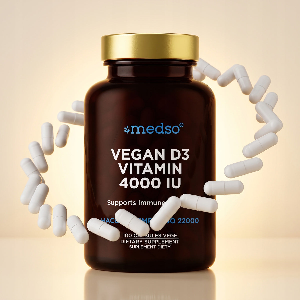 Vegan D3 4000IU 100kaps.