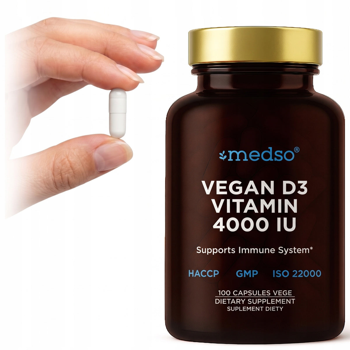Vegan D3 4000IU 100kaps.