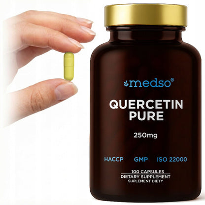 Quercetin Pure Kwercetyna Naturalna 100kaps.