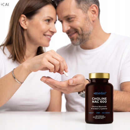 Choline Nac 600 100kaps.