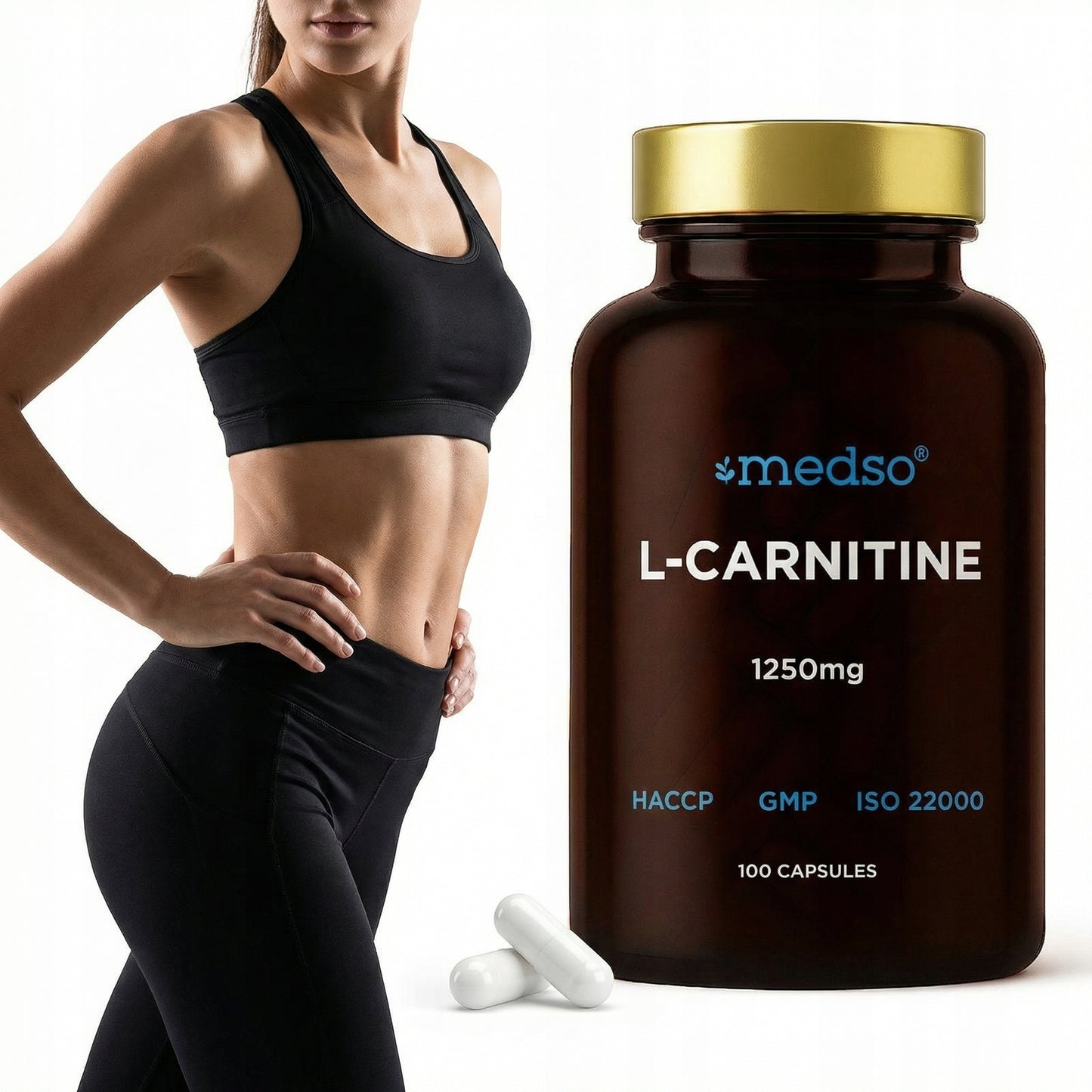L-CARNITINE 1250mg 100KAPS.