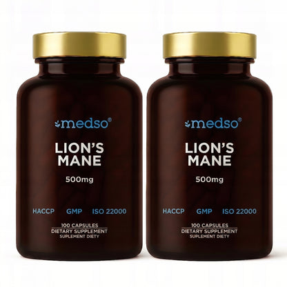 Soplówka Jeżowata Lion's Mane 500mg 100kaps.
