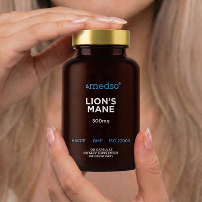 Soplówka Jeżowata Lion's Mane 500mg 100kaps.