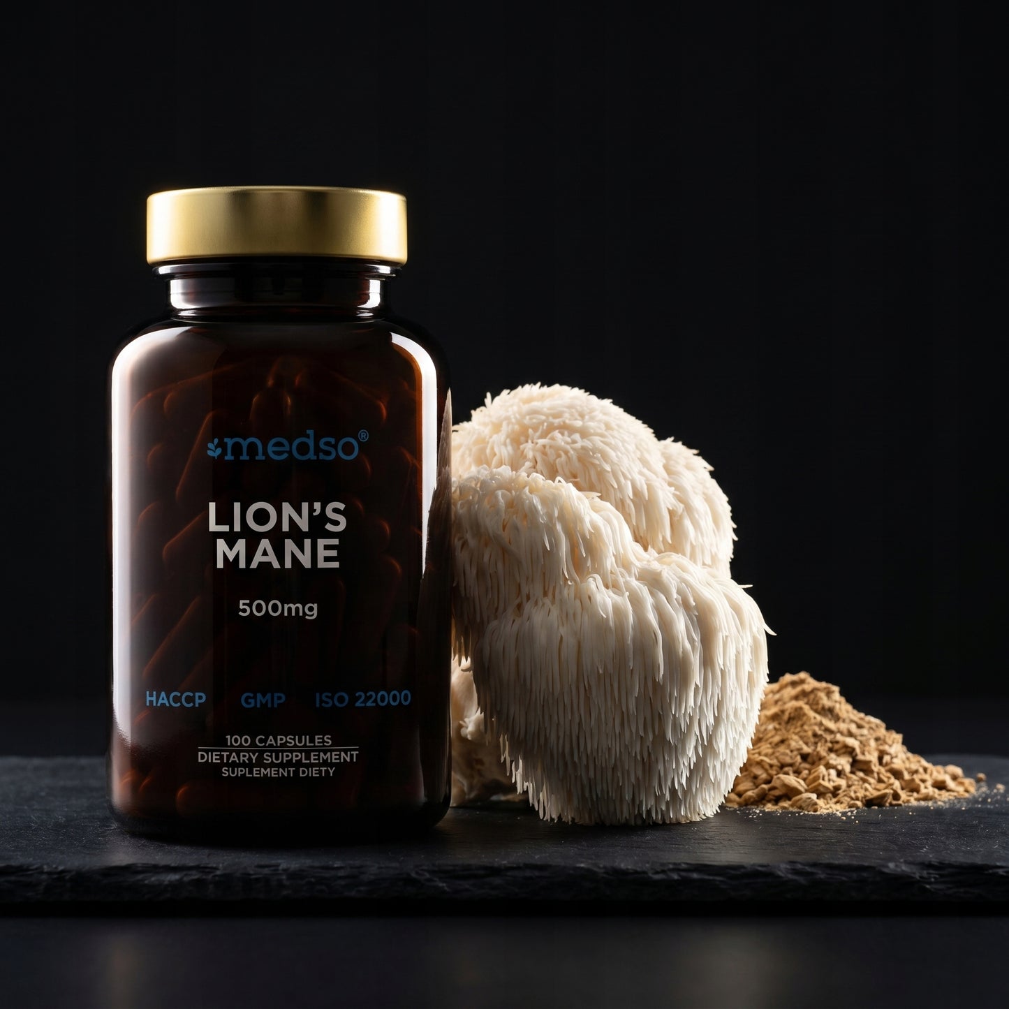 Soplówka Jeżowata Lion's Mane 500mg 100kaps.