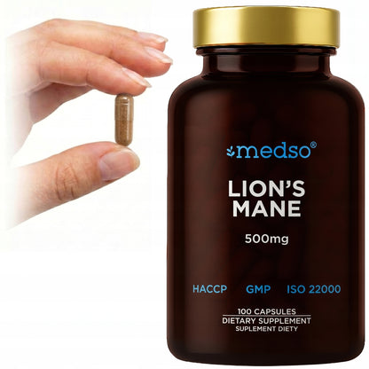 Soplówka Jeżowata Lion's Mane 500mg 100kaps.