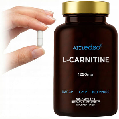 L-CARNITINE 1250mg 100KAPS.