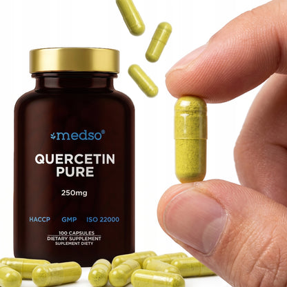 Quercetin Pure Kwercetyna Naturalna 100kaps.