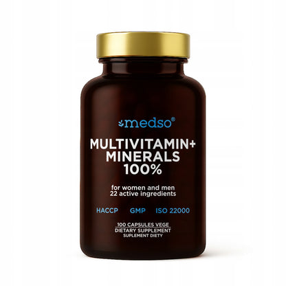 Multiwitamin+ Minerals 100% 100kaps.