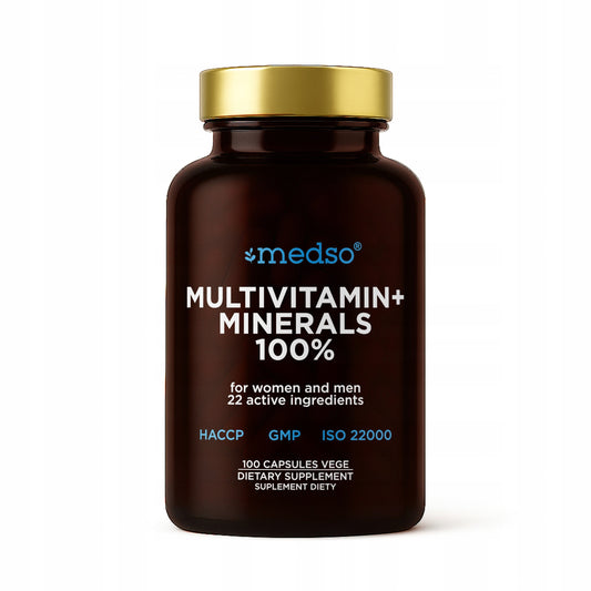 Multiwitamin+ Minerals 100% 100kaps.