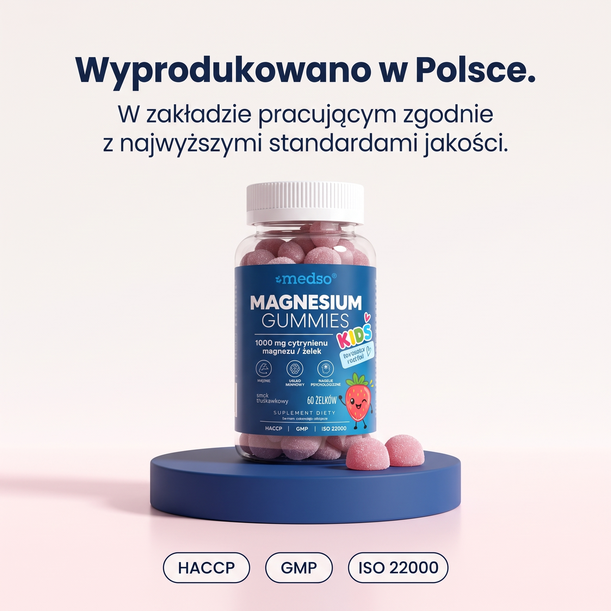 Magnesium Gummies (Żelki z magnezem) 60szt.