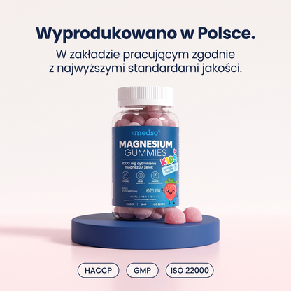 Magnesium Gummies (Żelki z magnezem) 60szt.