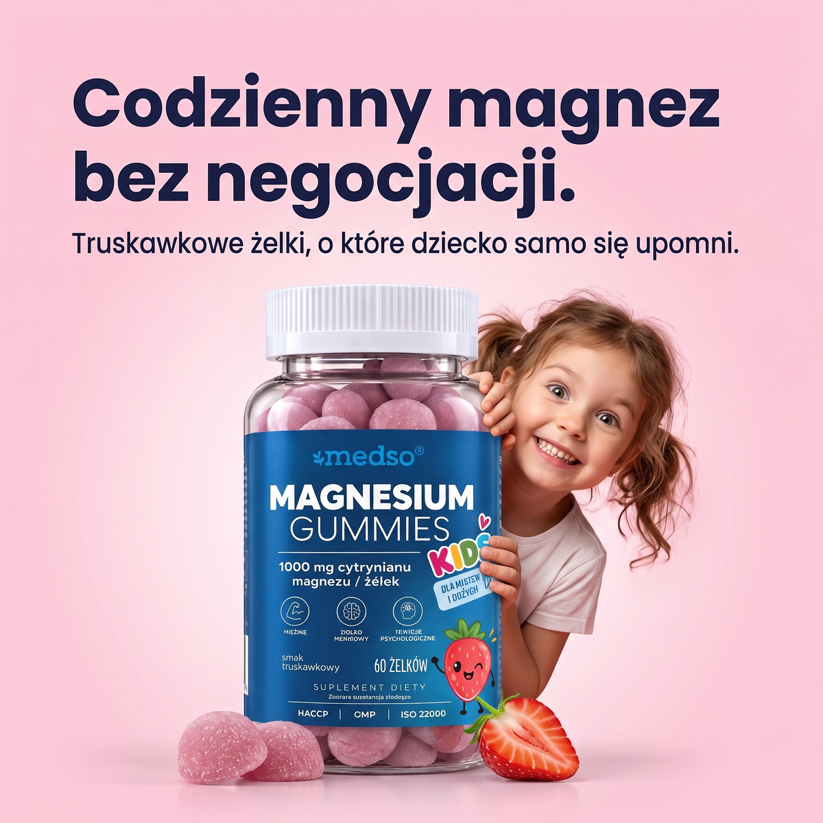 Magnesium Gummies (Żelki z magnezem) 60szt.