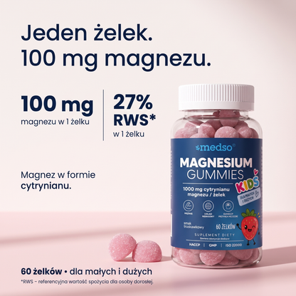Magnesium Gummies (Żelki z magnezem) 60szt.