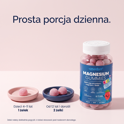 Magnesium Gummies (Żelki z magnezem) 60szt.