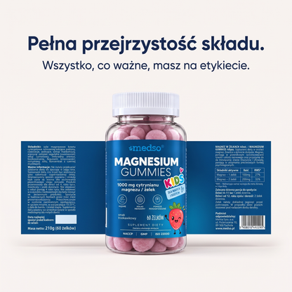 Magnesium Gummies (Żelki z magnezem) 60szt.
