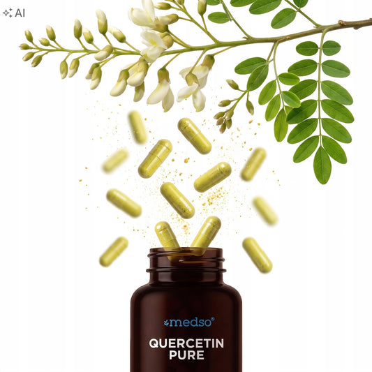 Quercetin Pure Kwercetyna Naturalna 100kaps.