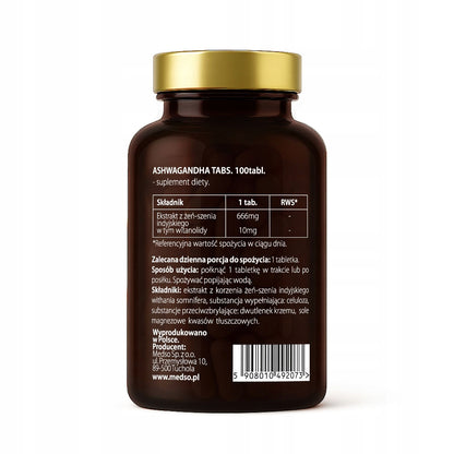 ASHWAGANDHA TABS 666mg 100TABL.