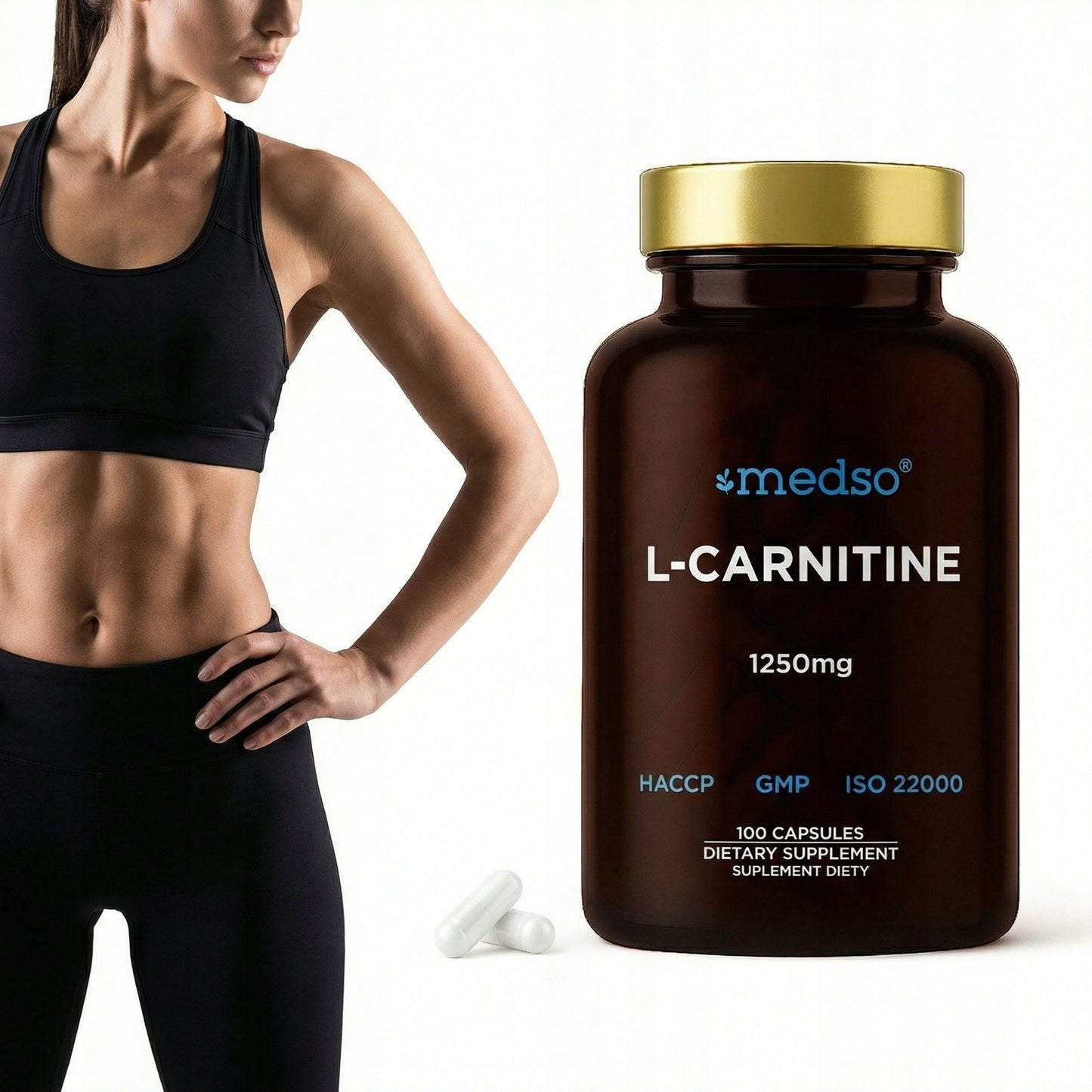 L-CARNITINE 1250mg 100KAPS.