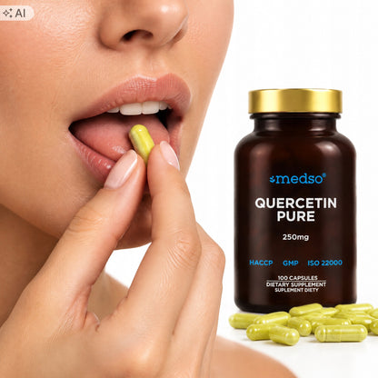 Quercetin Pure Kwercetyna Naturalna 100kaps.