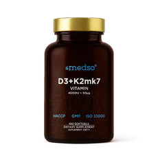 D3+K2mk7 100kaps. Medso® suplement diety