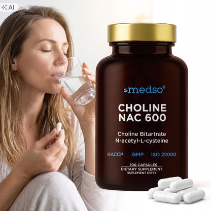 Choline Nac 600 100kaps.