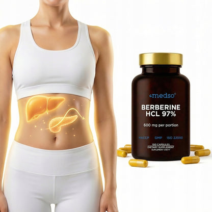 Berberine HCL 97% Berberyna 100kaps.