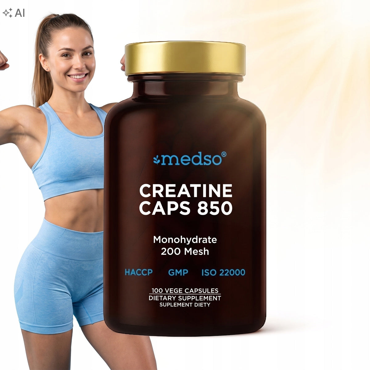 Creatine Caps 850 100kaps.