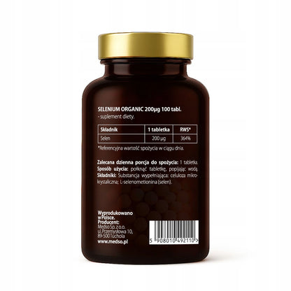 SELENIUM ORGANIC 200µg 100tabl.