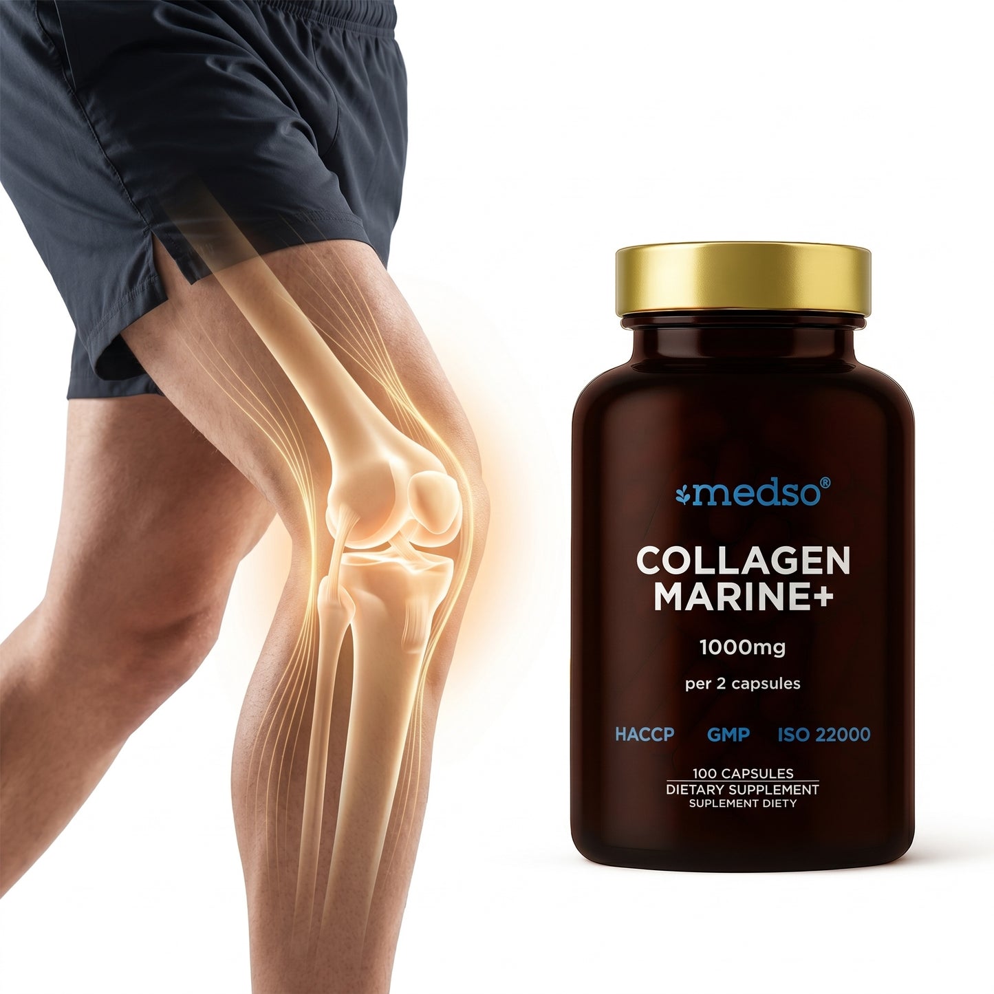 COLLAGEN MARINE+ Kolagen rybi 100KAPS.