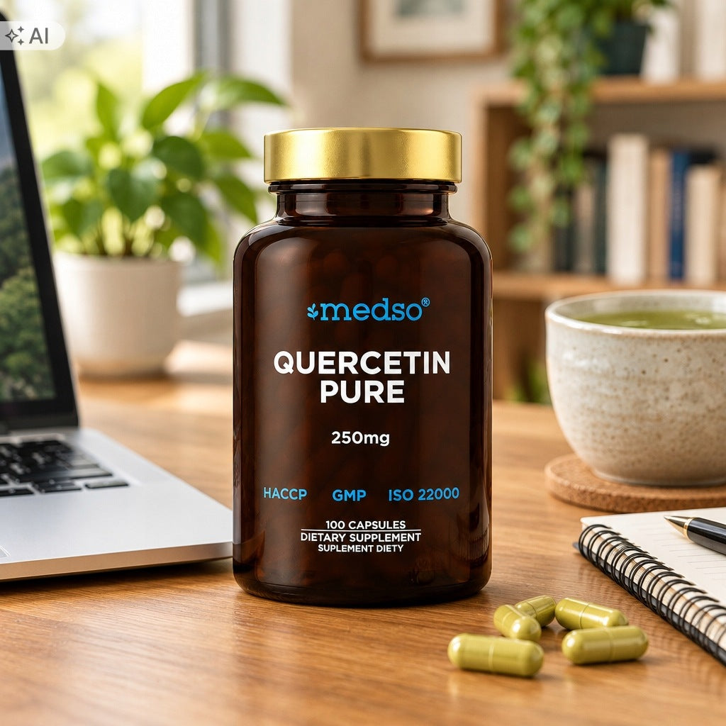 Quercetin Pure Kwercetyna Naturalna 100kaps.