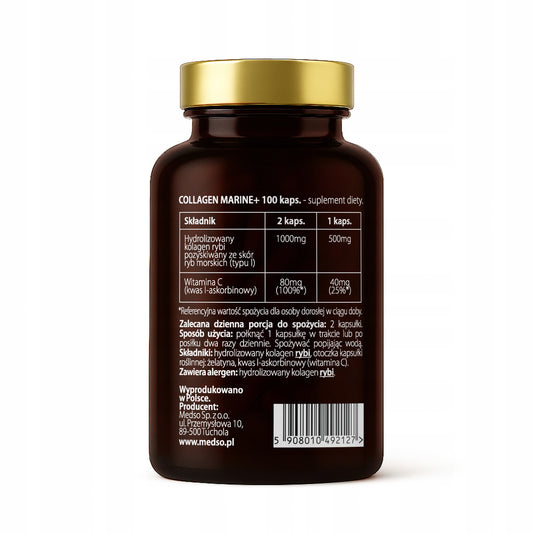 COLLAGEN MARINE+ Kolagen rybi 100KAPS.