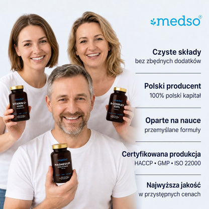 Medso – czyste składy, polski producent, certyfikowana produkcja HACCP, GMP, ISO 22000